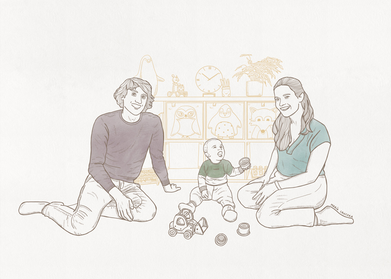 family illustration