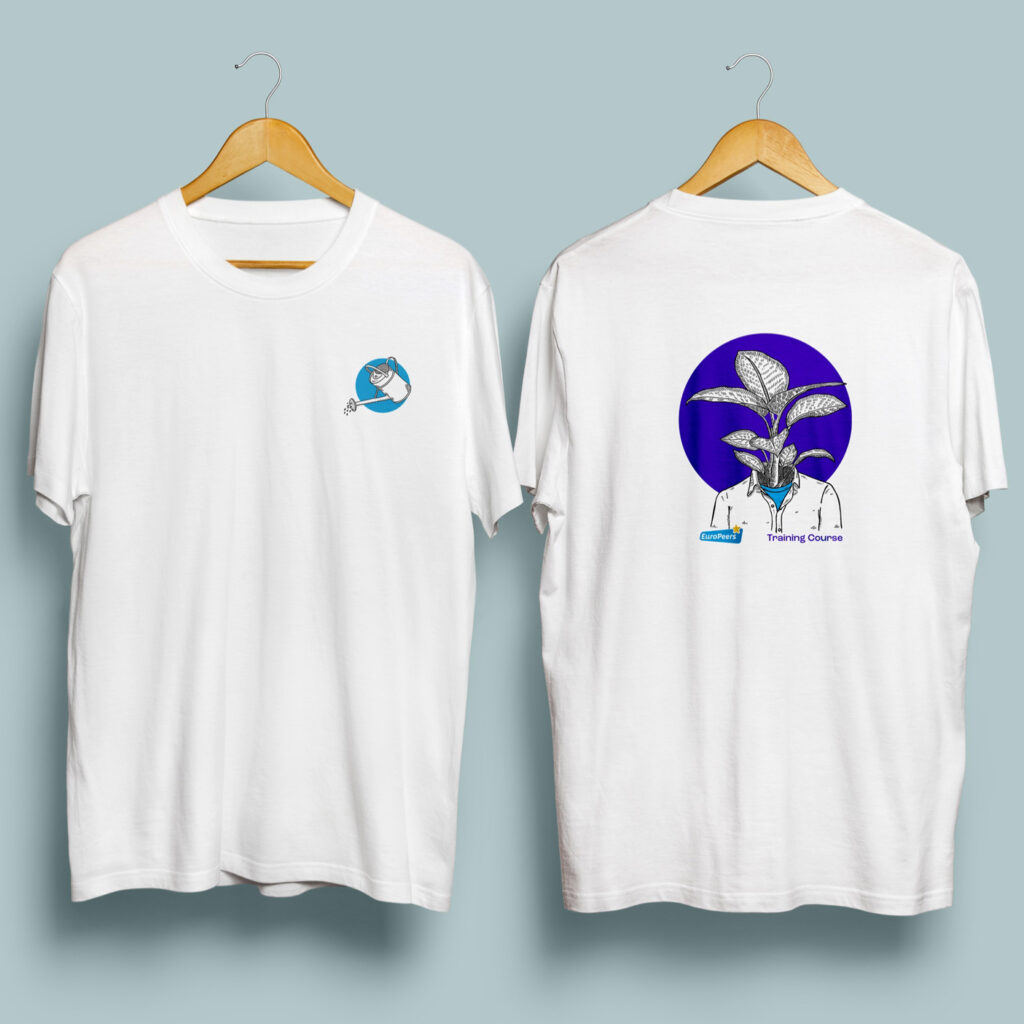 T-shirt design mockup